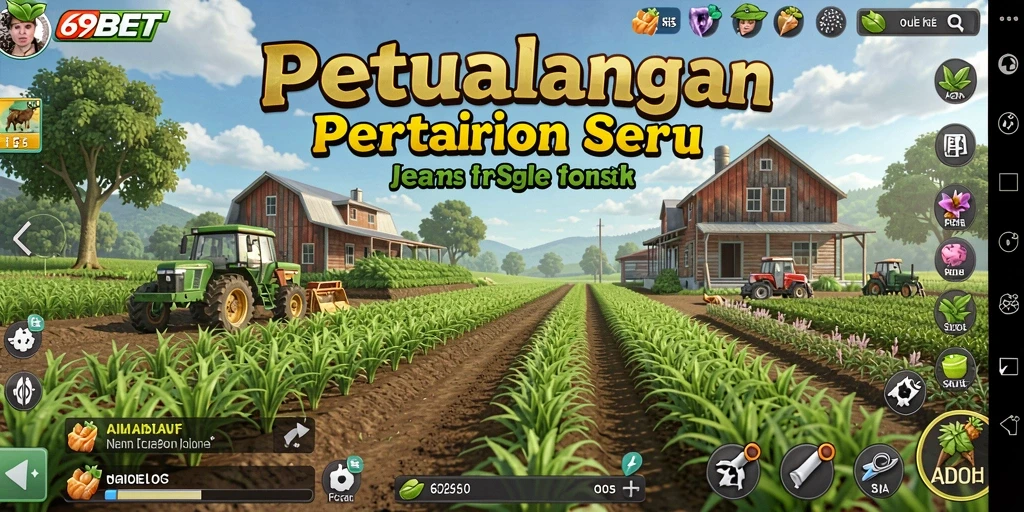 Gameplay 69BET yang menarik dengan elemen pertanian yang kaya.