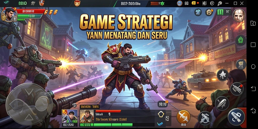 Tampilan gameplay <strong>88ID</strong> yang penuh strategi dan taktik.