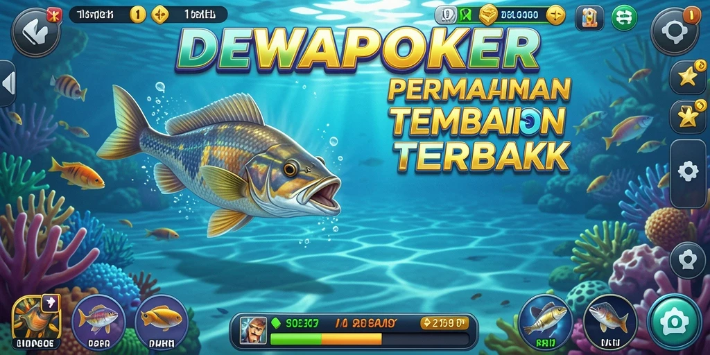 Gameplay seru menembak ikan di DEWAPOKER.