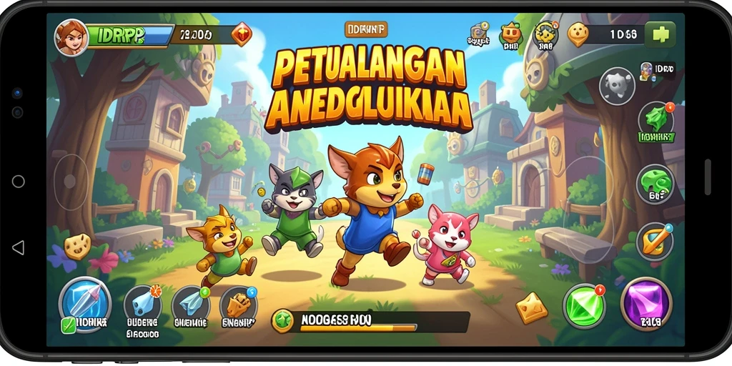 Gameplay seru dengan karakter unik dan tantangan menarik.