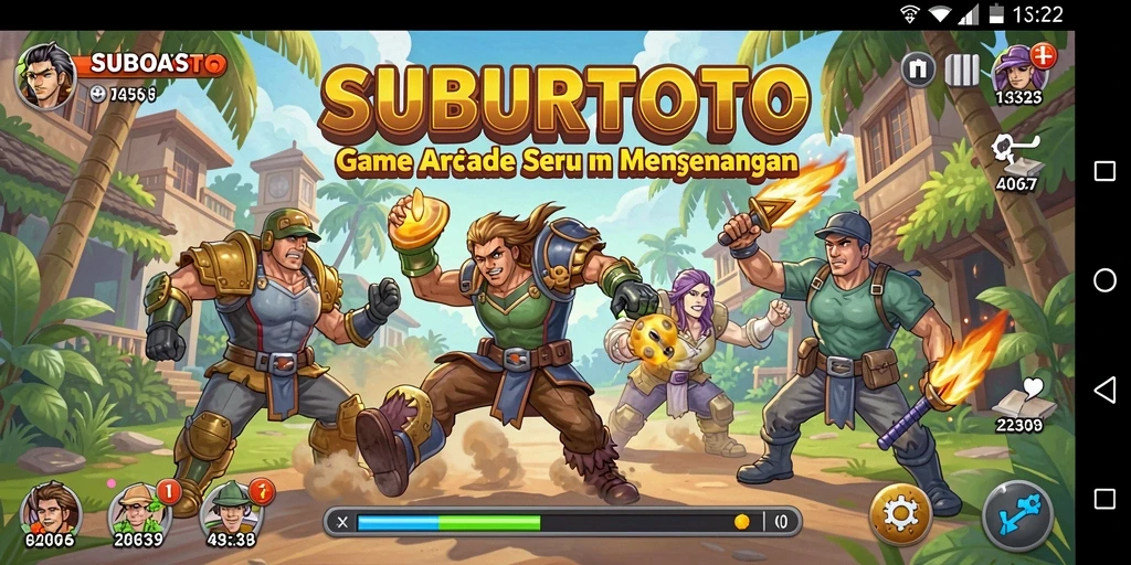 Screenshot menunjukkan intensitas permainan Arcade SUBURTOTO.